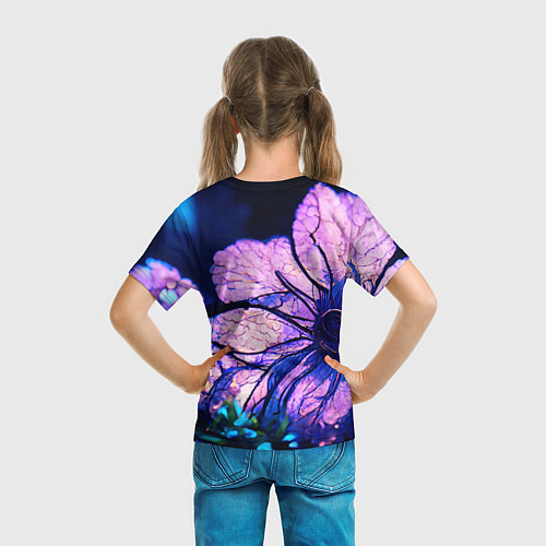 Детская футболка Цветы слёз / 3D-принт – фото 6