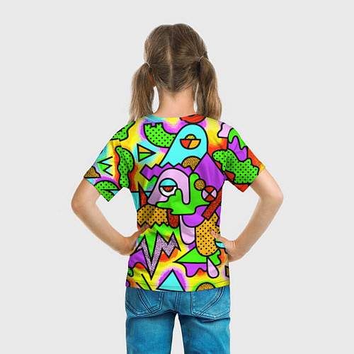 Детская футболка Psychedelic acid / 3D-принт – фото 6