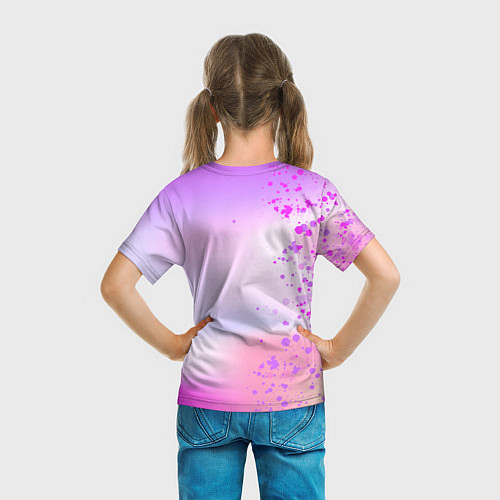 Детская футболка Ateez mini logo / 3D-принт – фото 6