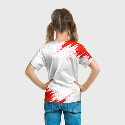 Детская футболка B A P rose / 3D-принт – фото 6
