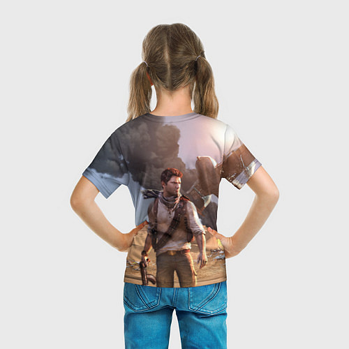 Детская футболка Uncharted 3 / 3D-принт – фото 6