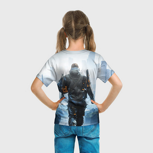 Детская футболка Death Stranding Sam / 3D-принт – фото 6