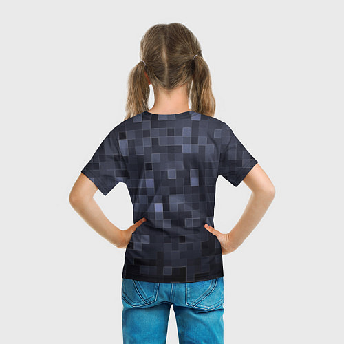 Детская футболка Minecraft block time / 3D-принт – фото 6