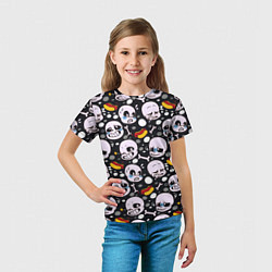 Футболка детская Undertale Санс, цвет: 3D-принт — фото 2