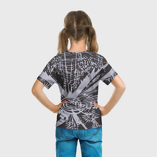 Детская футболка Графическая фантазия абстракт / 3D-принт – фото 6