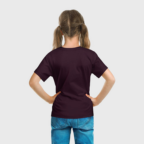 Детская футболка Попугай ара с цветами / 3D-принт – фото 6