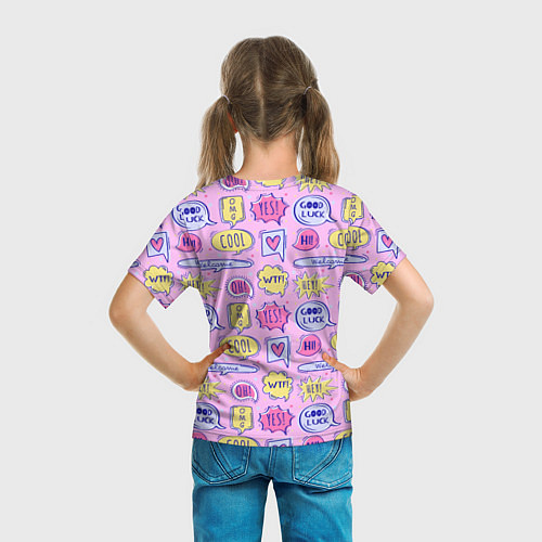 Детская футболка Good luck / 3D-принт – фото 6