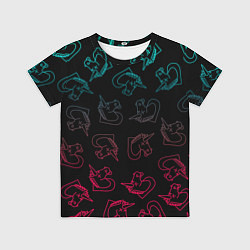 Футболка детская Neon Unicorn, цвет: 3D-принт