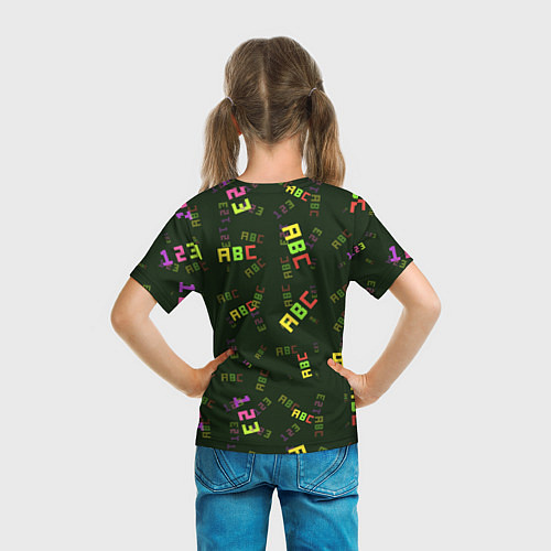 Детская футболка ABC / 3D-принт – фото 6