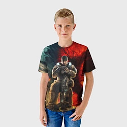 Футболка детская Gears of War Маркус Феникс, цвет: 3D-принт — фото 2