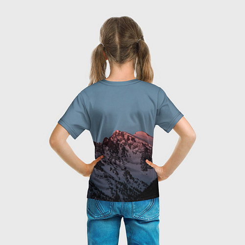Детская футболка Горы судьба / 3D-принт – фото 6