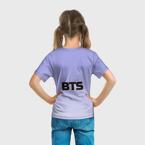 Детская футболка Айдолы бтс стикеры / 3D-принт – фото 6