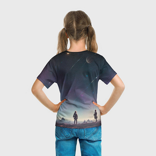 Детская футболка Космос-арт / 3D-принт – фото 6