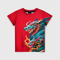 Футболка детская Japanese dragon - irezumi, цвет: 3D-принт