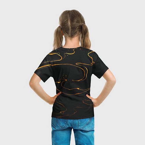 Детская футболка Gustav Klimt Cyberpunk / 3D-принт – фото 6