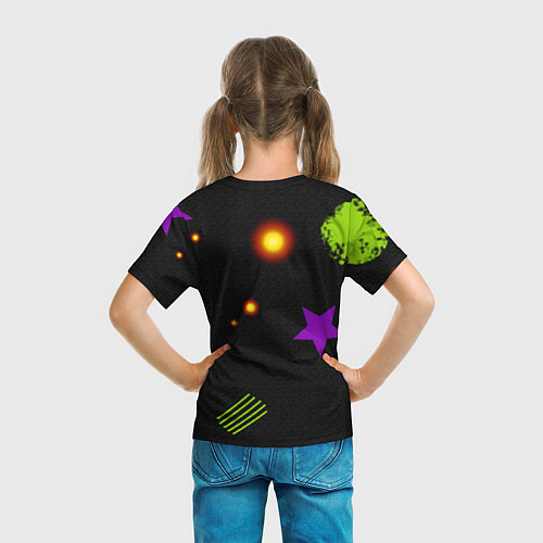Детская футболка Cosmic view / 3D-принт – фото 6