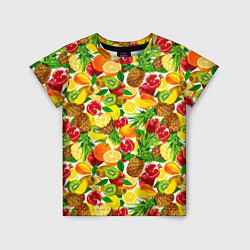 Футболка детская Fruit abundance, цвет: 3D-принт
