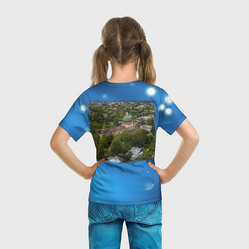 Детская футболка Верхошижемье - церковь / 3D-принт – фото 6