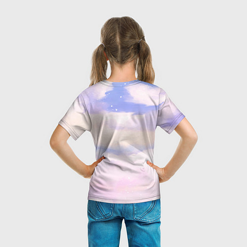Детская футболка Cowboy Bebop sky clouds / 3D-принт – фото 6