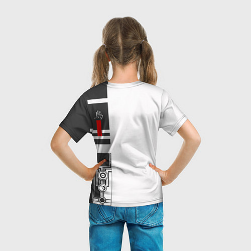 Детская футболка Птичка на ветке / 3D-принт – фото 6
