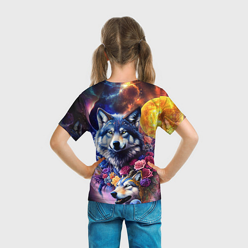 Детская футболка Звездные волки / 3D-принт – фото 6