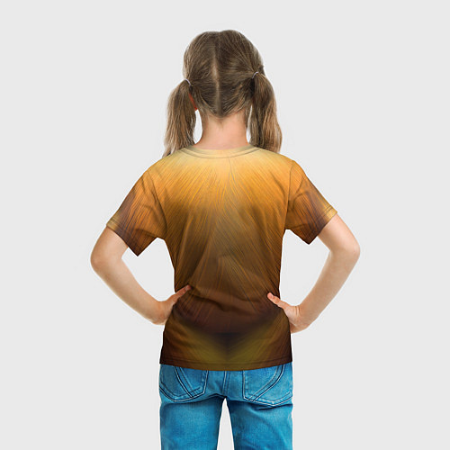 Детская футболка Орангутан - Обезьяна, от которой веет добротой / 3D-принт – фото 6