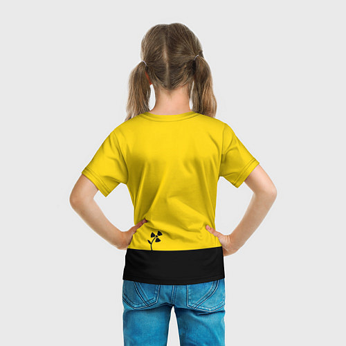 Детская футболка Атомный цветок / 3D-принт – фото 6