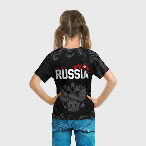 Детская футболка Сборная России - national team Russia / 3D-принт – фото 6
