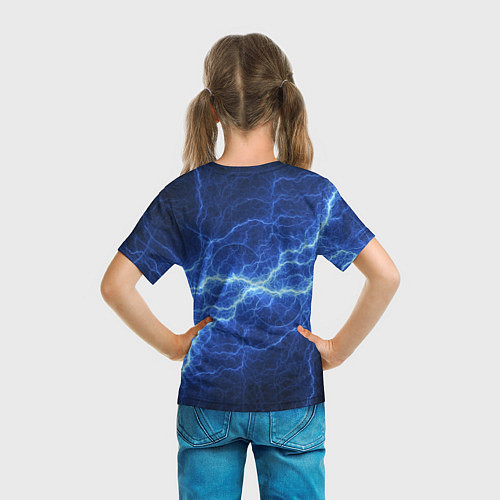 Детская футболка Разряд электричества / 3D-принт – фото 6