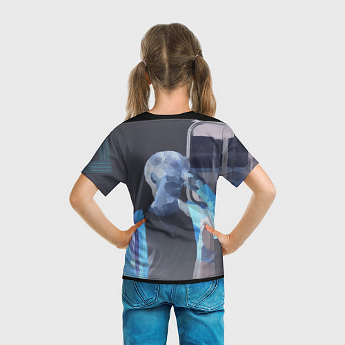 Детская футболка Потрет Тэхена маслом / 3D-принт – фото 6