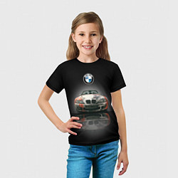 Футболка детская Немецкий люксовый кабриолет BMW Z4, цвет: 3D-принт — фото 2