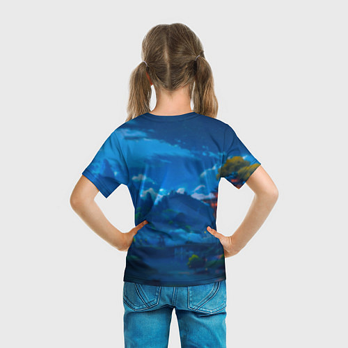 Детская футболка Тарталья Геншин Импакт / 3D-принт – фото 6