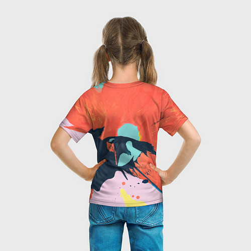 Детская футболка Множество красок живопись / 3D-принт – фото 6