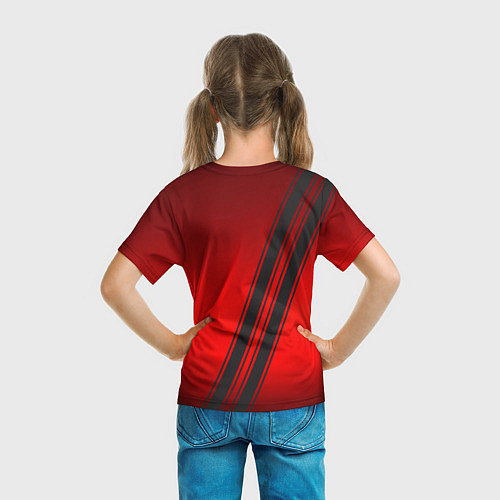 Детская футболка Российский гиперкар Flanker F / 3D-принт – фото 6