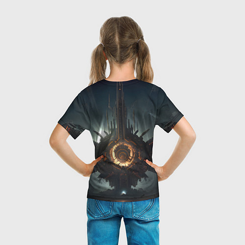 Детская футболка Space marine machine / 3D-принт – фото 6