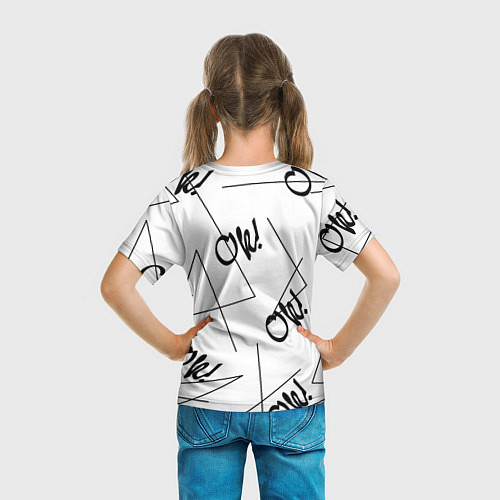 Детская футболка Ok / 3D-принт – фото 6