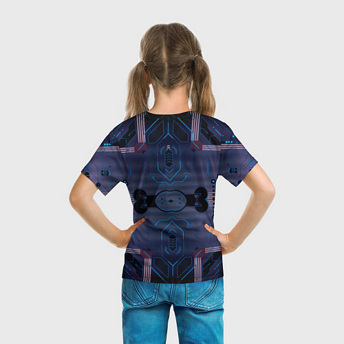 Детская футболка Электросхема / 3D-принт – фото 6