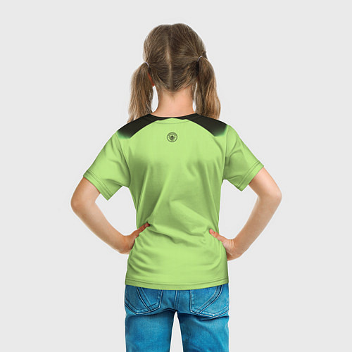 Детская футболка Манчестер Сити форма 2223 третья / 3D-принт – фото 6