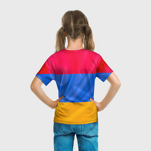 Детская футболка Солнечная Армения / 3D-принт – фото 6
