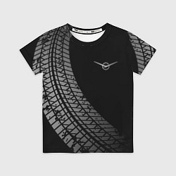 Футболка детская UAZ tire tracks, цвет: 3D-принт