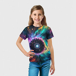 Футболка детская Астрономический пейзаж, цвет: 3D-принт — фото 2