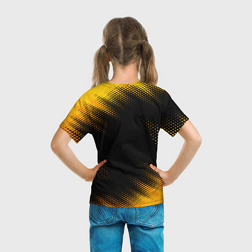 Детская футболка Bleach - gold gradient / 3D-принт – фото 6