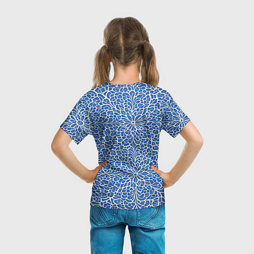 Детская футболка Ажурные узоры / 3D-принт – фото 6