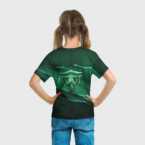 Детская футболка Нарисованная Джинкс / 3D-принт – фото 6
