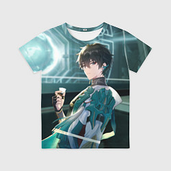 Футболка детская Дань Хэн в общем вагоне, цвет: 3D-принт