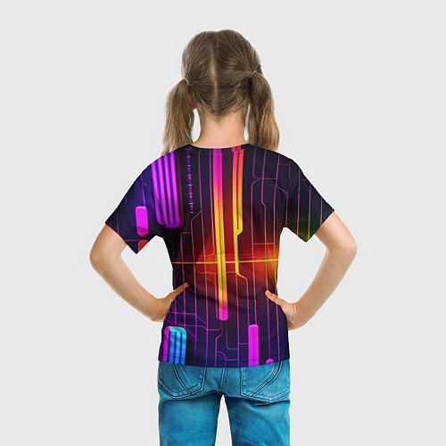 Детская футболка Неонка / 3D-принт – фото 6