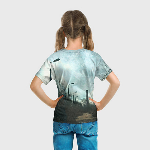 Детская футболка Stalker одиночка на дороге / 3D-принт – фото 6