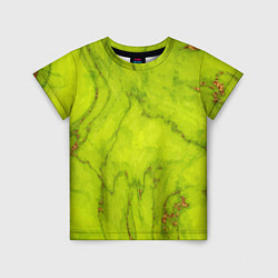 Футболка детская Abstraction green, цвет: 3D-принт