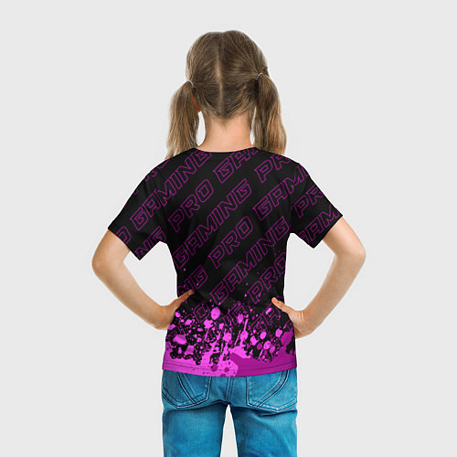Детская футболка Rainbow Six pro gaming: символ сверху / 3D-принт – фото 6