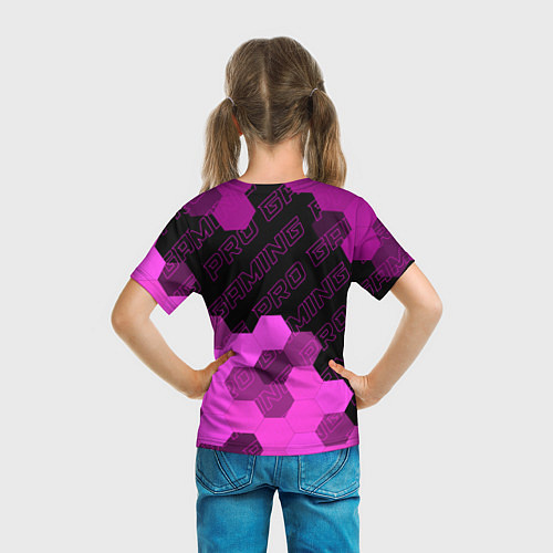 Детская футболка Ghostrunner pro gaming: символ сверху / 3D-принт – фото 6
